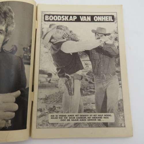 Vintage Afrikaans photo comic book Kid die Swerwer No 167