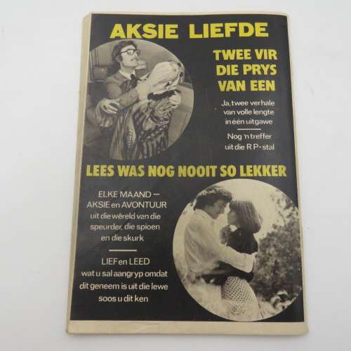 Vintage Afrikaans photo comic book Kid die Swerwer No 167