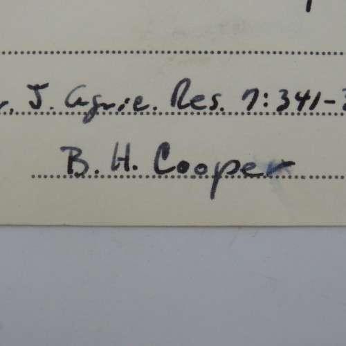 Ordering card sent from Tulane University New Orleans to University Pretoria on 14 October 1966