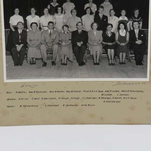 University of Stellenbosch 1954 Conservatorium for music - Photo of Lectors and Learners