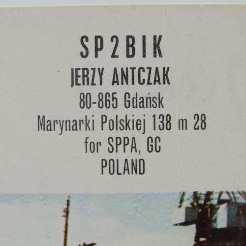 Pair of Polish Shipping radio amateur GSL cards 1975 & 1980