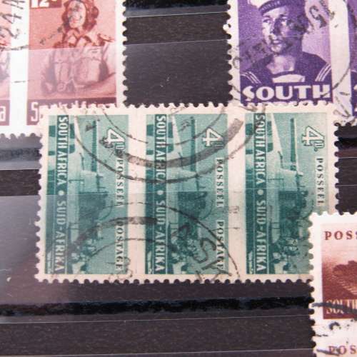 South Africa Reduced size war effort stamps