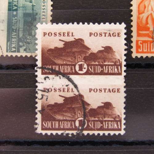 South Africa Reduced size war effort stamps