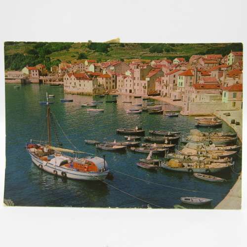 Lot of 11 Vintage Jugoslavija postcards - used with stamps