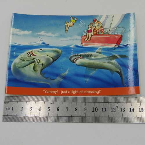 Lot of 6 vintage funny postcards