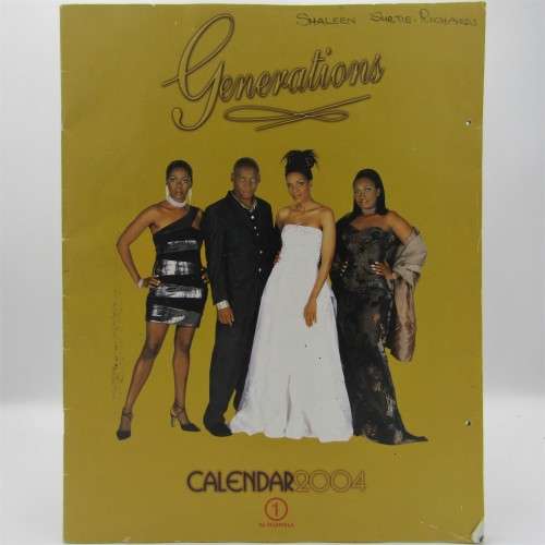 2004 Generations calendar signed by the actors next to their photos