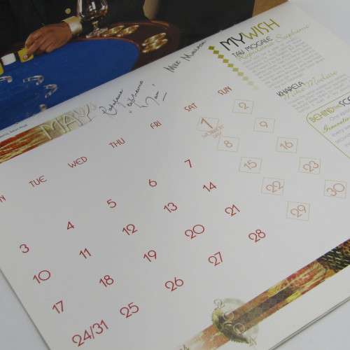 2004 Generations calendar signed by the actors next to their photos