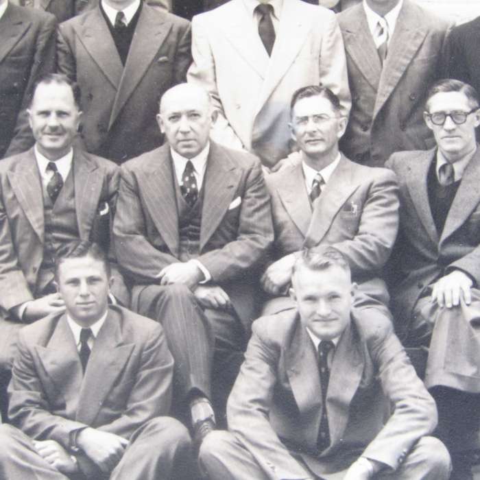 1952 Photo of Agriculture Students and Lecturers of Stellenbosch University with names