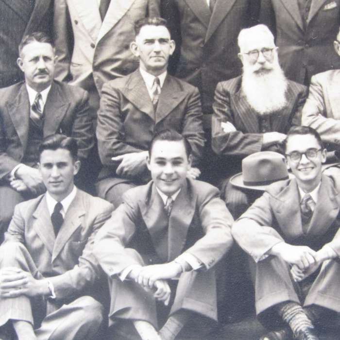 1952 Photo of Agriculture Students and Lecturers of Stellenbosch University with names