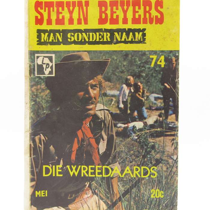 Steyn Beyers Man sonder naam no 74 photo comic book very scarce - Legioen publikasies