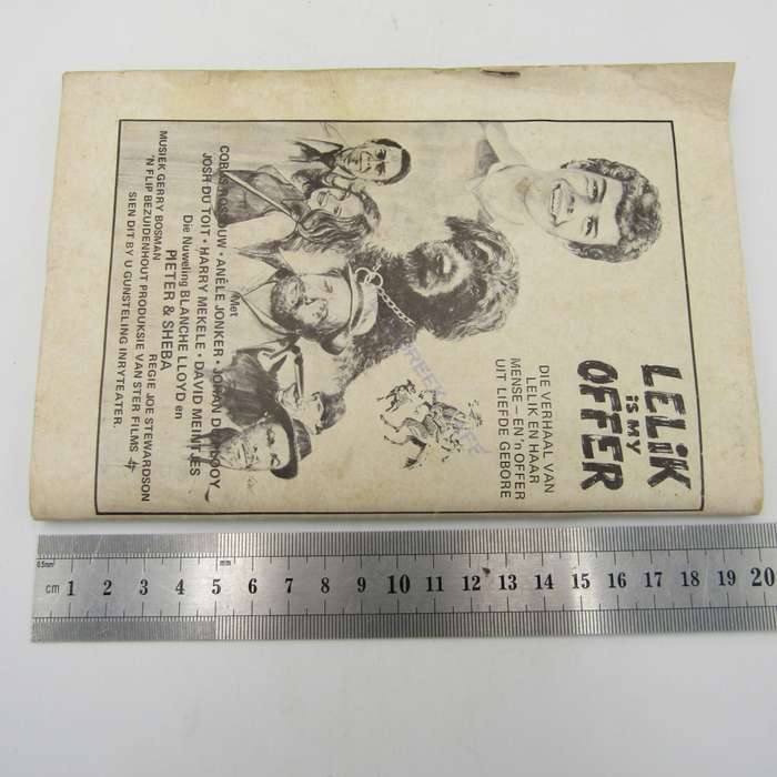 Lief en Leed no 69 Afrikaans photo comic book