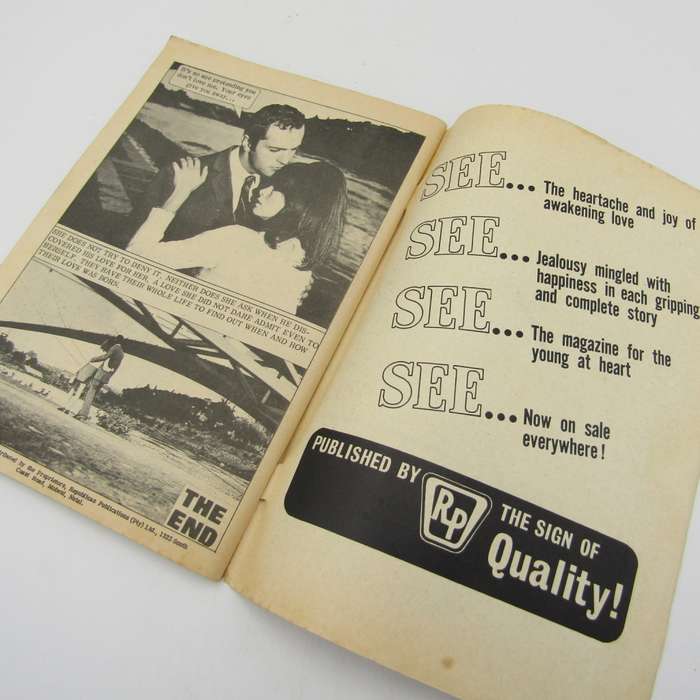 Secrets no 66 Vintage photo comic book