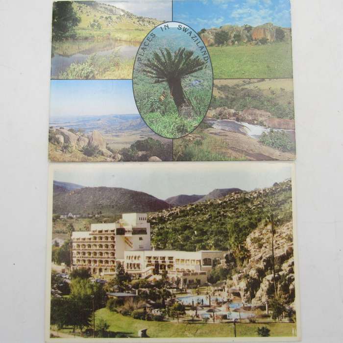 Lot of 32 South Africa postcards - all vintage and with different stamps