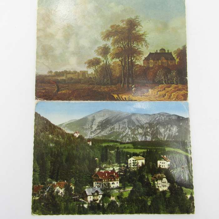 Lot of 34 vintage Austria postcards - all used with stamps