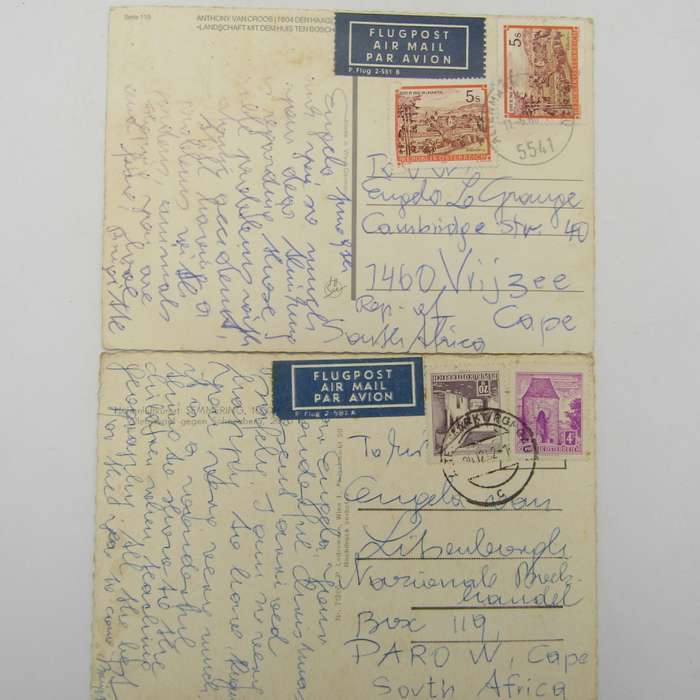 Lot of 34 vintage Austria postcards - all used with stamps
