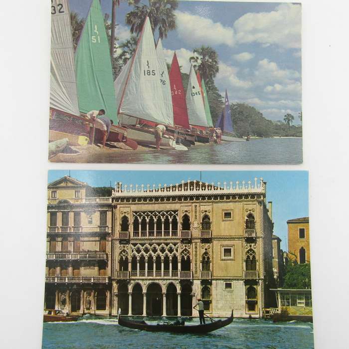Lot of 36 postcards with ships and boats - all vintage