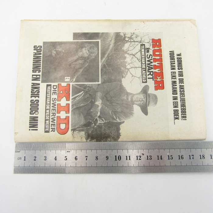 Rocco De Wet Grensvegter - no 223 - Afrikaans photo comic book