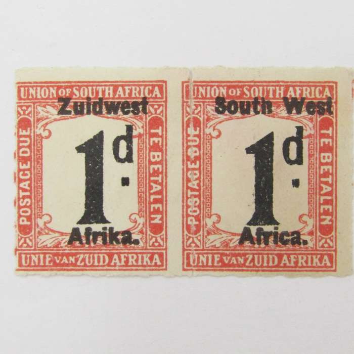 South West Africa postage due 1d SACC 15