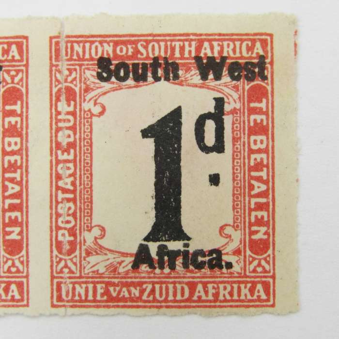 South West Africa postage due 1d SACC 15
