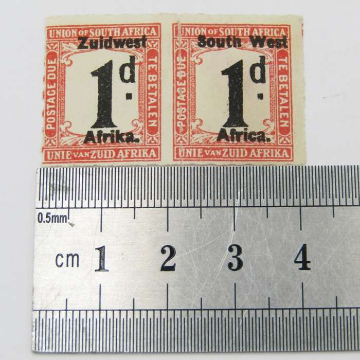 South West Africa postage due 1d SACC 15
