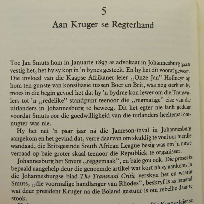 Jan Smuts - Die Afrikaner deur Piet Meiring - 1974