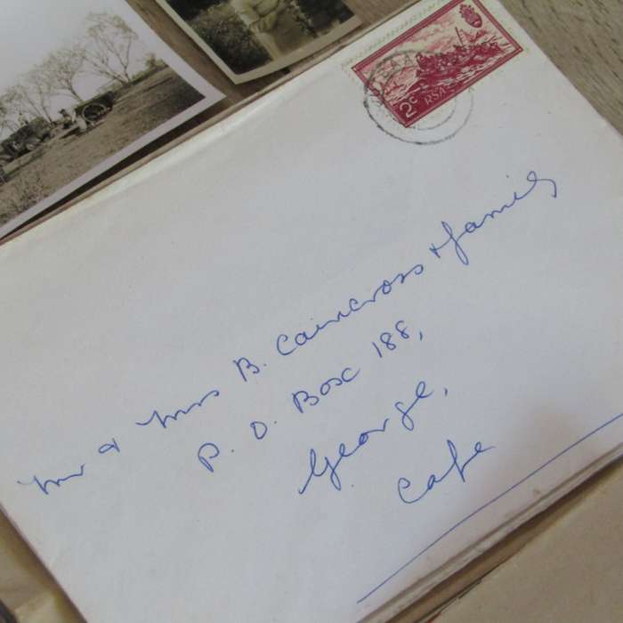 Lot of 255 postal history letters of the Cairncross family