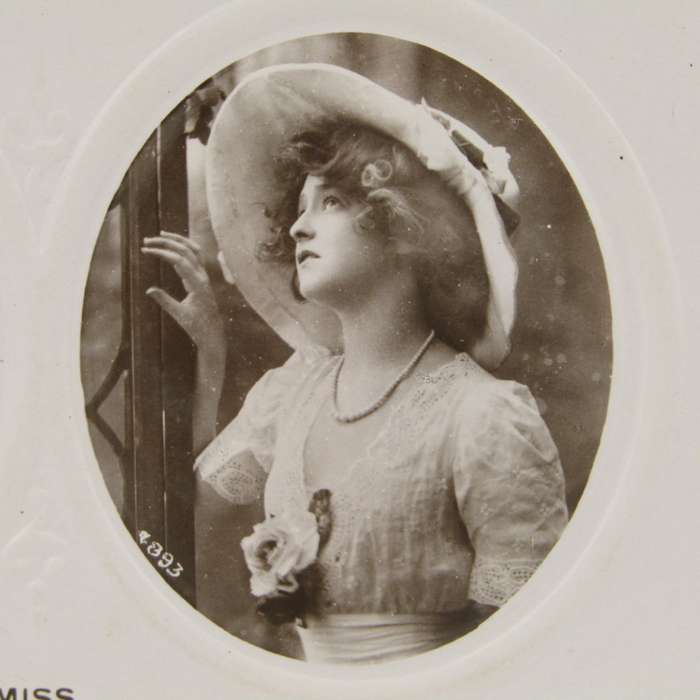 1911 Postcard - Miss Gabrielle Ray posted in Murraysburg Transvaal - with Transvaal 1d stamp