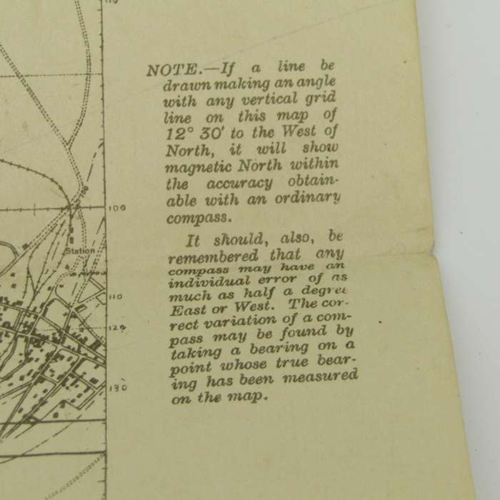 WW1 Trench Map of Guillemont 5/8/1916 - Just before the battle of early September 1916