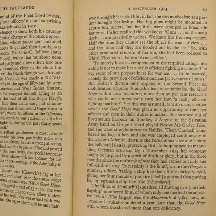 Coronel and the Falklands by Geoffrey BennetT