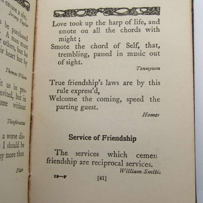 Golden Link of Friendship antique booklet