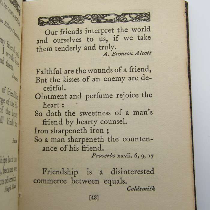 Golden Link of Friendship antique booklet