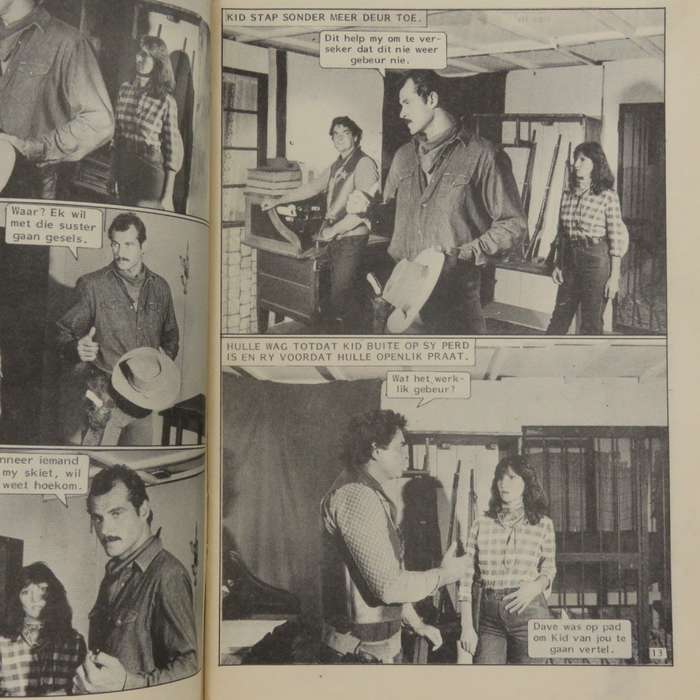 Kid die swerwer no 164 (Kid no 2) Afrikaans photo comic book