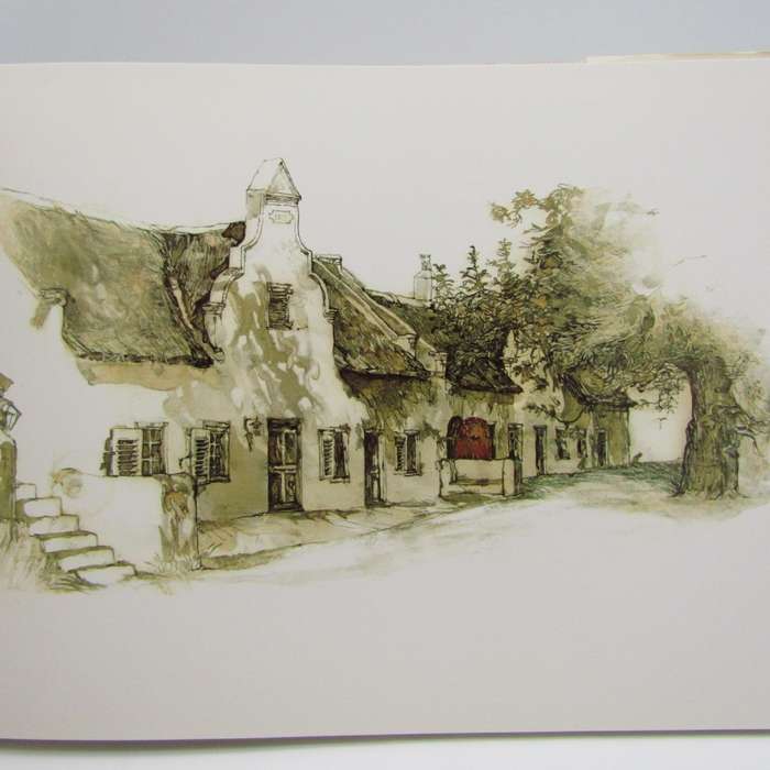 Eikestad - A collection of pen and wash drawings of Stellenbosch by Cora Coetzee