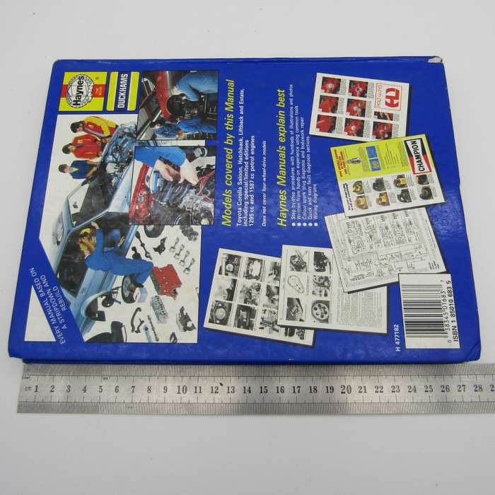 Haynes Toyota Corolla Owners workshop manual - 1987 to 1992 models