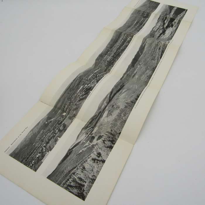 Johnson Battlefields of the world war plates set with 8 maps and 3 panoramic photos