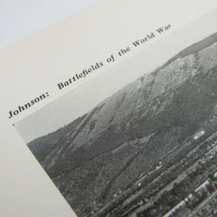 Johnson Battlefields of the world war plates set with 8 maps and 3 panoramic photos