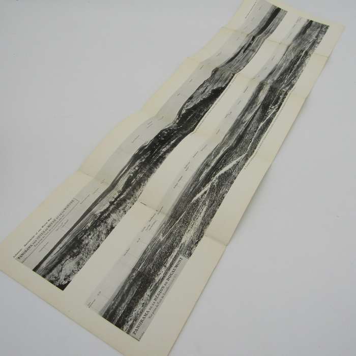 Johnson Battlefields of the world war plates set with 8 maps and 3 panoramic photos