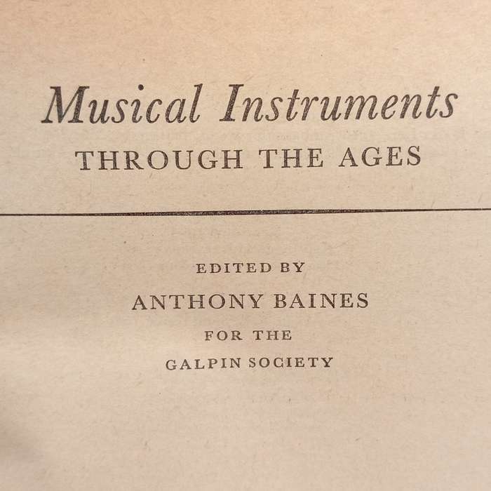 Musical Instruments through the Ages by Anthony Baines