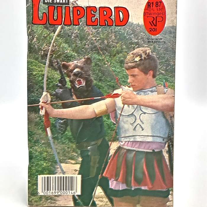 Afrikaans Photo comic book - Die Swart Luiperd no 201 - very good condition -
