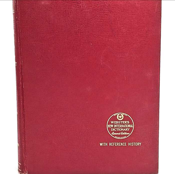 Webster`s New International Dictionary 1956 second edition in 3 volumes