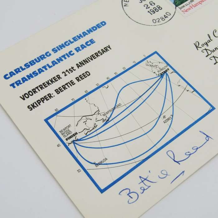 Carlsburg Singlehanded Transatlantic Race cover - `voortrekker` 21st Anniversary  June 1988