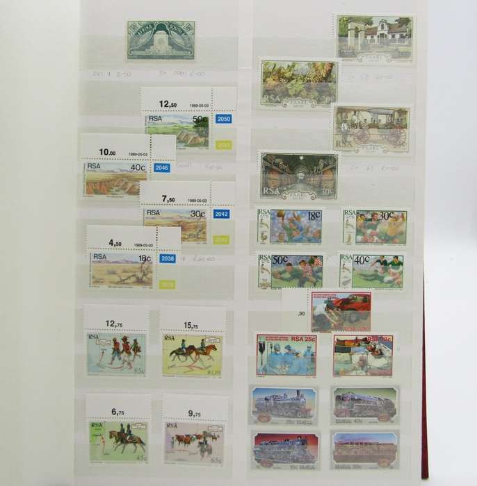 Excellent album with more than 650 South Africa mint stamps