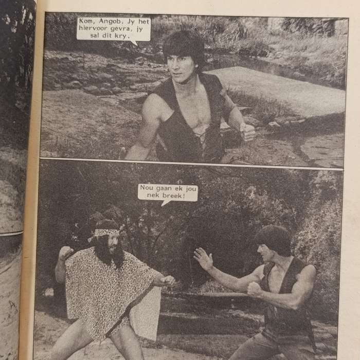 Die Wit Tier no 101 Afrikaans photo comic book