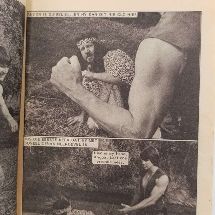 Die Wit Tier no 101 Afrikaans photo comic book