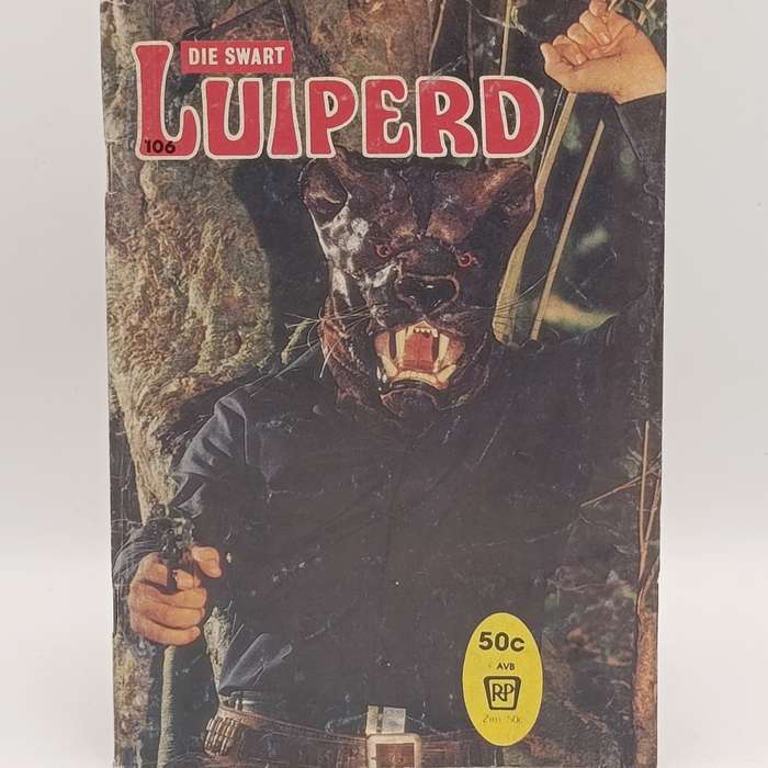Die Swart Luiperd no 106 Afrikaans photo comic book