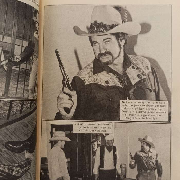 Die Swart Luiperd no 106 Afrikaans photo comic book