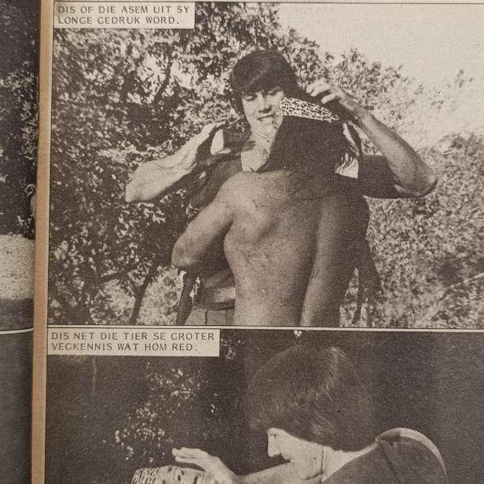 Die Wit Tier no 102 Afrikaans photo comic book