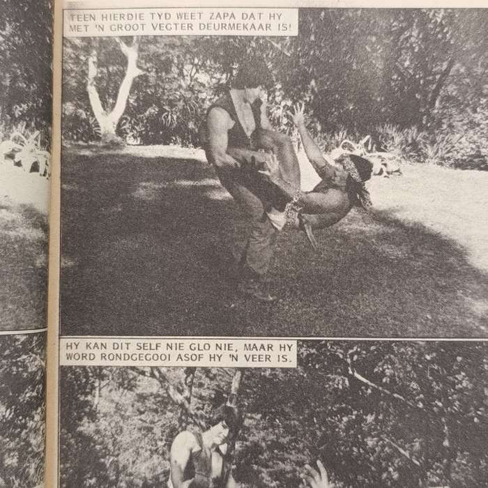 Die Wit Tier no 102 Afrikaans photo comic book