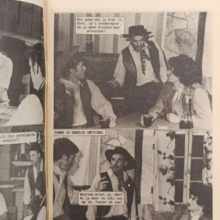 Die Swart Luiperd no 187 Afrikaans photo comic book
