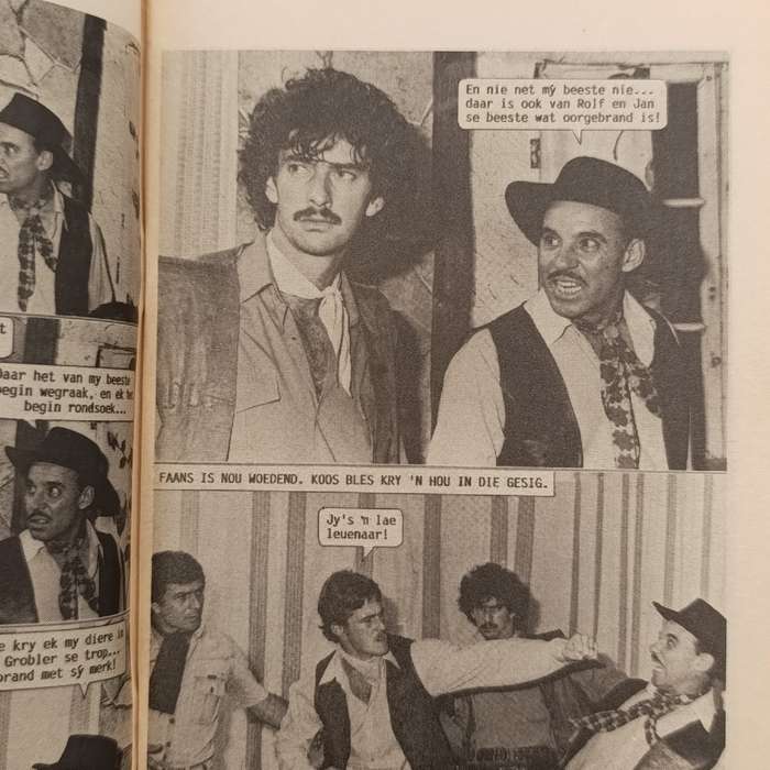 Die Swart Luiperd no 187 Afrikaans photo comic book
